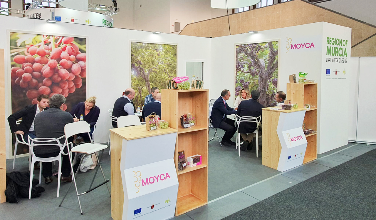 Moyca participa en Fruit Logistica 2023 con su amplia variedad de uvas de mesa sin semillas